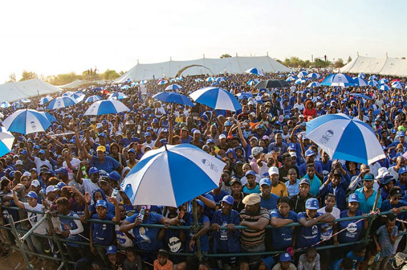 Under the umbrella: The UDC still hopes to take power in 2024 PIC: THALEFANG CHARLES