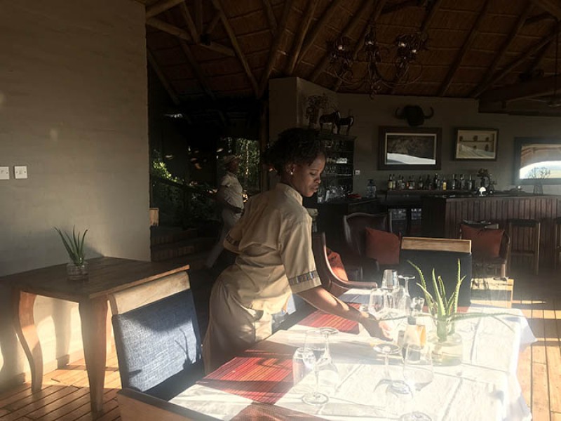Job creation: A Chobe District resident employed at the four-star Ngoma Safari Lodge