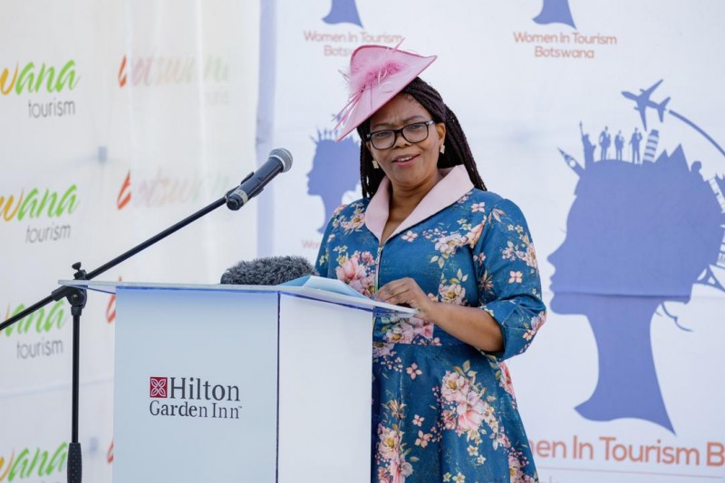 Minister of Environment, Natural Resources Conservation and Tourism Philda Kereng