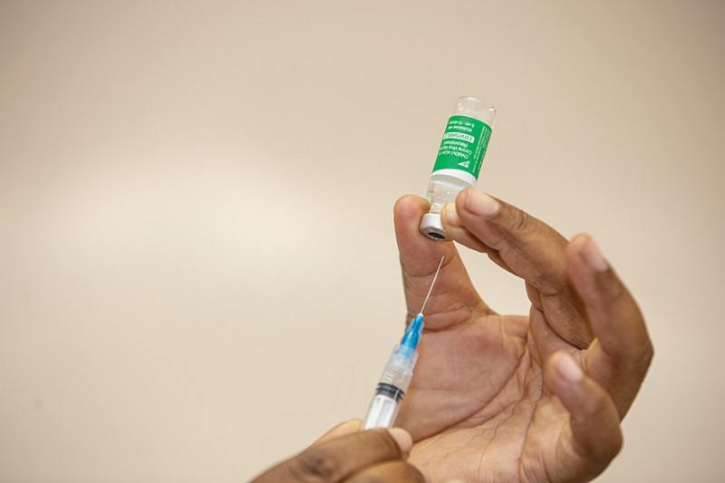 COVISHIELD dose PIC. THALEFANG CHARLES